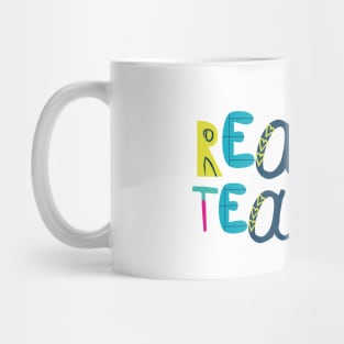 Cute Reading Teacher Gift Idea Back to School Mug